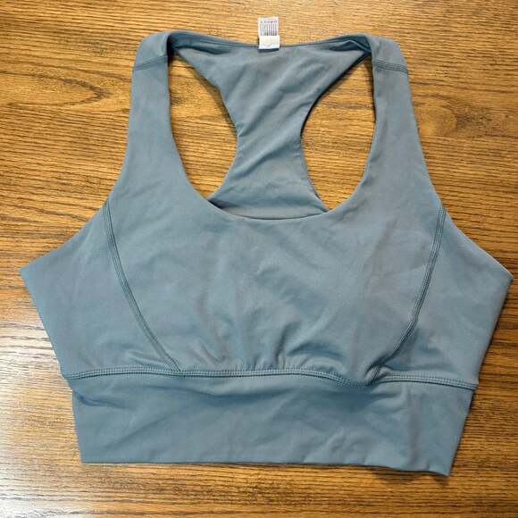 Dergree Longline Sports Bra - Faded Blue - Picture 1 of 7